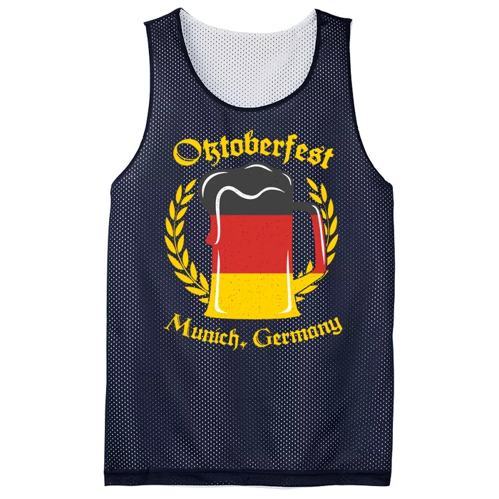 Oktoberfest Munich Germany Flag Mug Mesh Reversible Basketball Jersey Tank