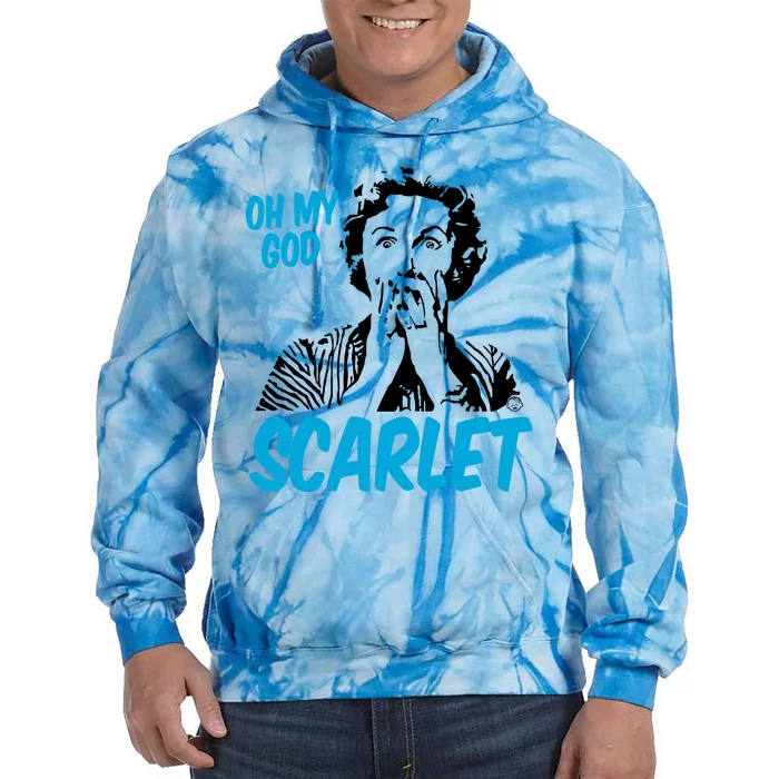 Oh My God Scarlet Tie Dye Hoodie