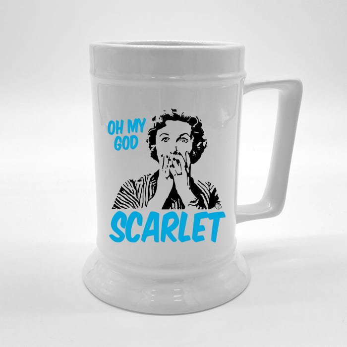 Oh My God Scarlet Front & Back Beer Stein