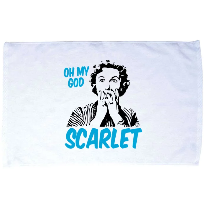 Oh My God Scarlet Microfiber Hand Towel