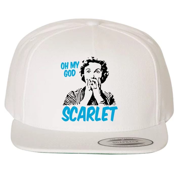 Oh My God Scarlet Wool Snapback Cap