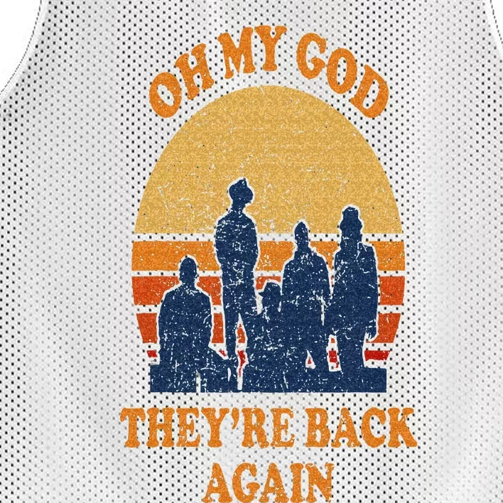 Oh My God Theyre Back Again Boy Band Mesh Reversible Basketball Jersey Tank