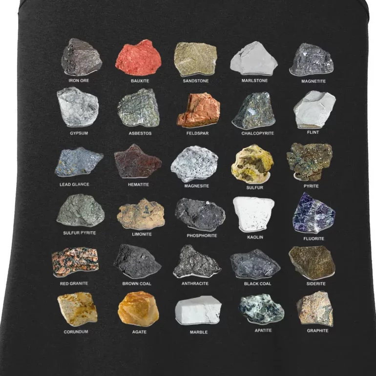 Ores Minerals Gems And Crystals Rock Collecting Ladies Essential Tank