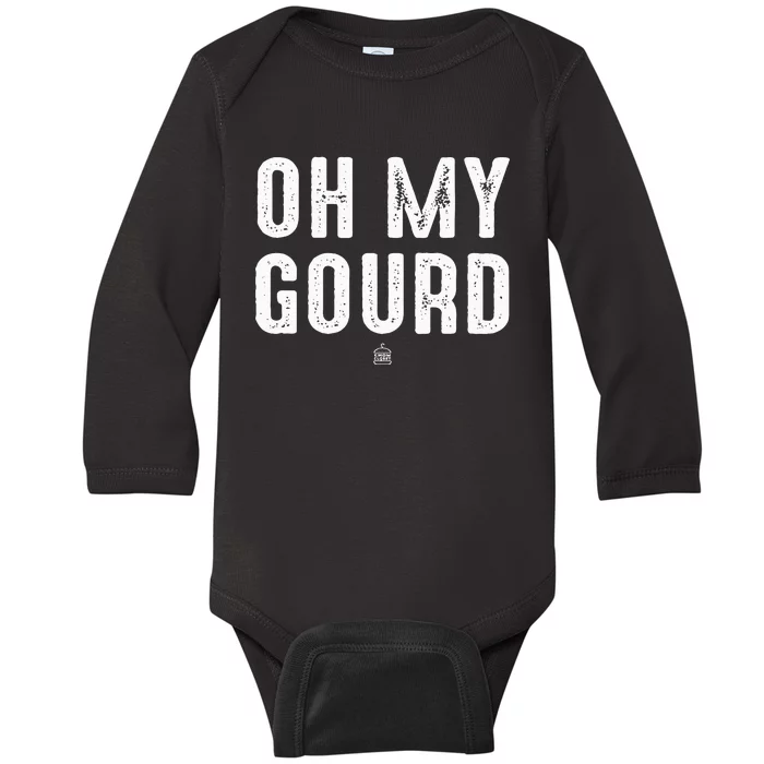 Oh My Gourd Punsgiving.Funny Group Baby Long Sleeve Bodysuit