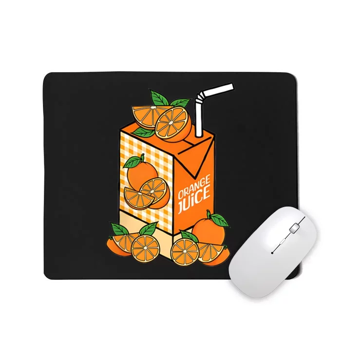 Orange My Heart Has Changed My Soul Has Changed Juice Mousepad