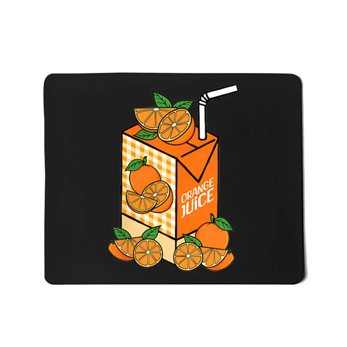 Orange My Heart Has Changed My Soul Has Changed Juice Mousepad