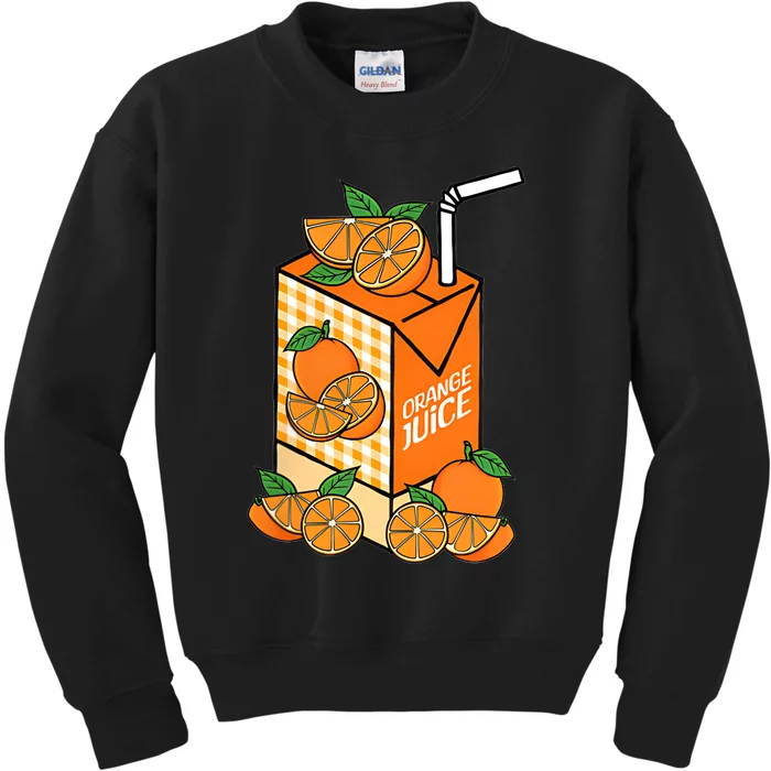 Orange My Heart Has Changed My Soul Has Changed Juice Kids Sweatshirt