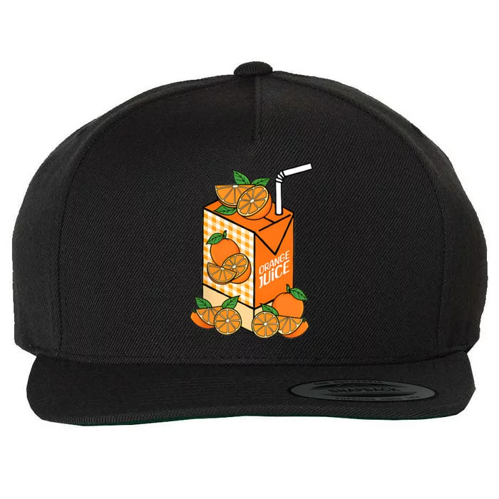 Orange My Heart Has Changed My Soul Has Changed Juice Wool Snapback Cap