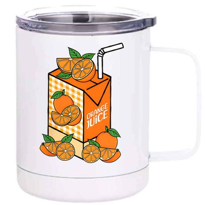 Orange My Heart Has Changed My Soul Has Changed Juice Front & Back 12oz Stainless Steel Tumbler Cup