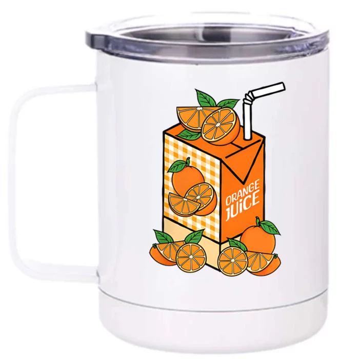 Orange My Heart Has Changed My Soul Has Changed Juice Front & Back 12oz Stainless Steel Tumbler Cup