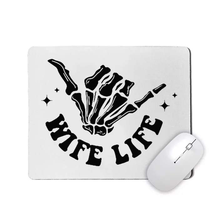 On My Husbands Last Nerve Wife Life Front And Back Mousepad