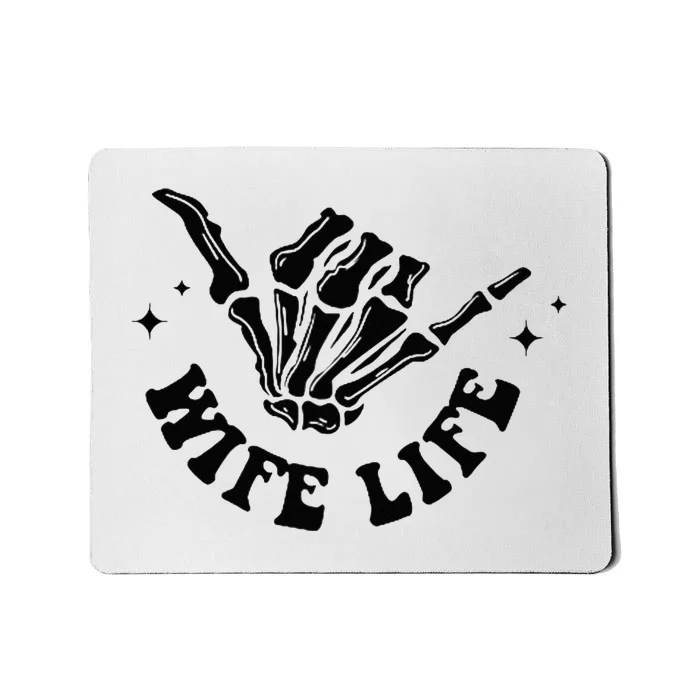 On My Husbands Last Nerve Wife Life Front And Back Mousepad