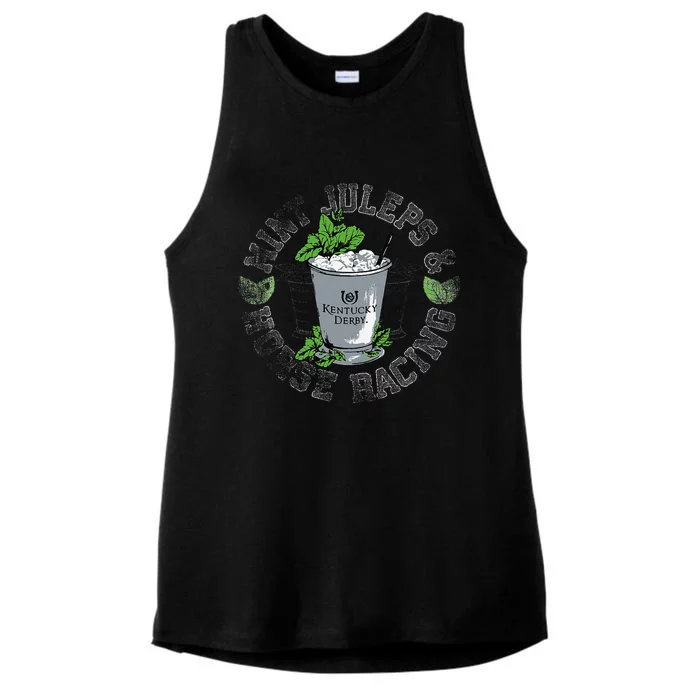 Officially Mint Juleps Vintage Ladies Tri-Blend Wicking Tank