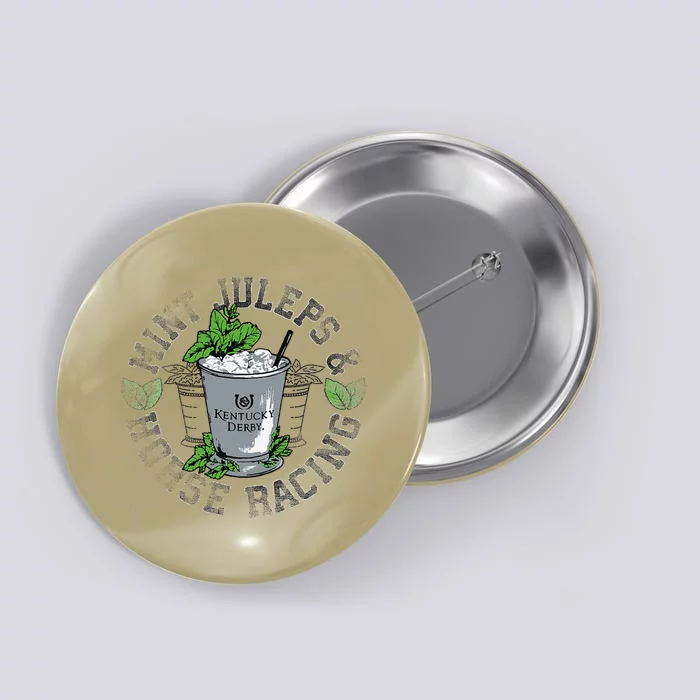 Officially Mint Juleps Vintage Button