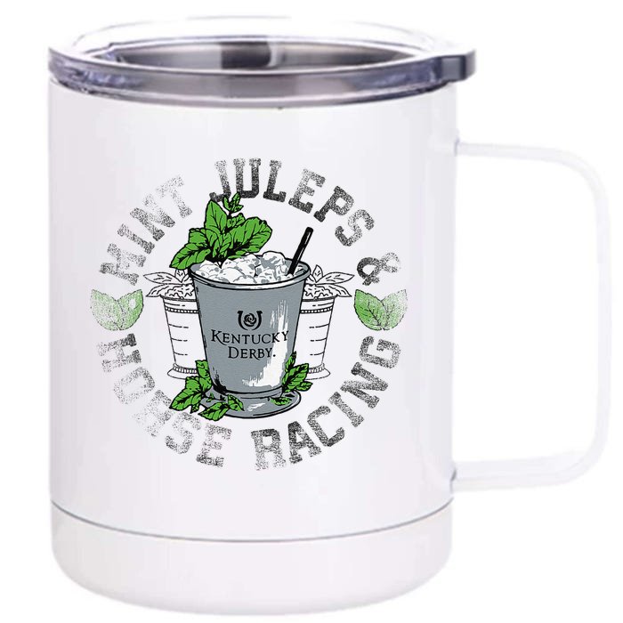 Officially Mint Juleps Vintage Front & Back 12oz Stainless Steel Tumbler Cup