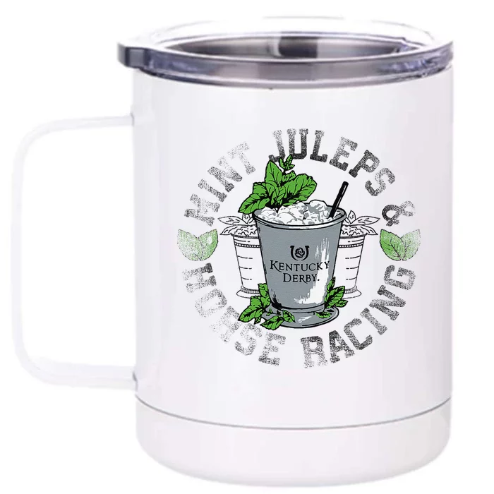 Officially Mint Juleps Vintage Front & Back 12oz Stainless Steel Tumbler Cup