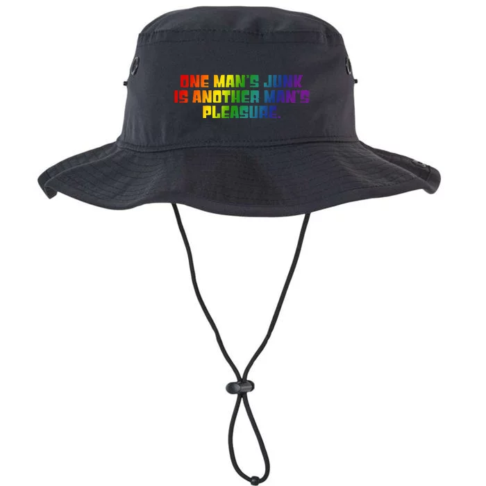 One ManS Junk Is Another ManS Pleasure Lgbt Rainbow Legacy Cool Fit Booney Bucket Hat