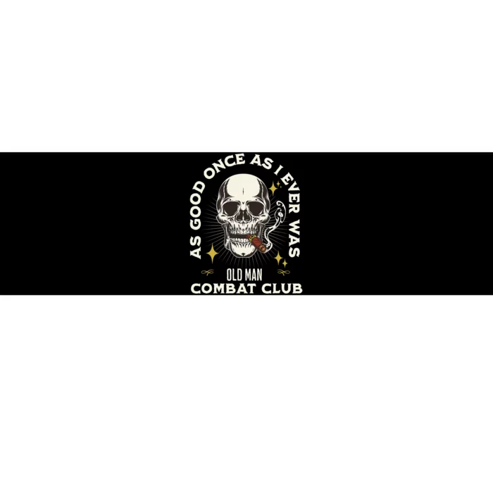 Old Man Jiu Jitsu Combat Club BJJ Martial Arts MMA Bumper Sticker