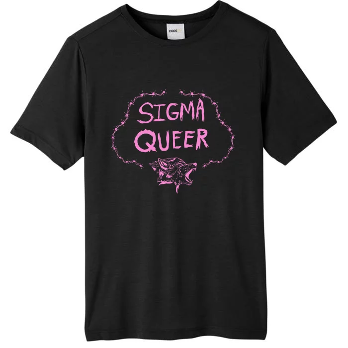 Oat Milk Lady Sigma Queer Wolf ChromaSoft Performance T-Shirt