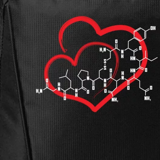 Oxytocin Molecule Love Meaningful Gift Science Teacher Valentines Day Meaningful City Backpack