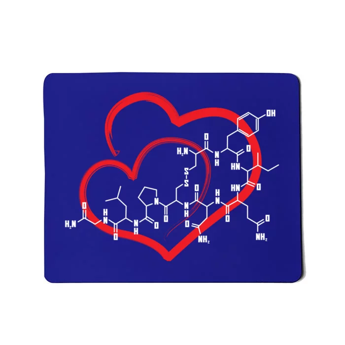 Oxytocin Molecule Love Meaningful Gift Science Teacher Valentines Day Meaningful Mousepad