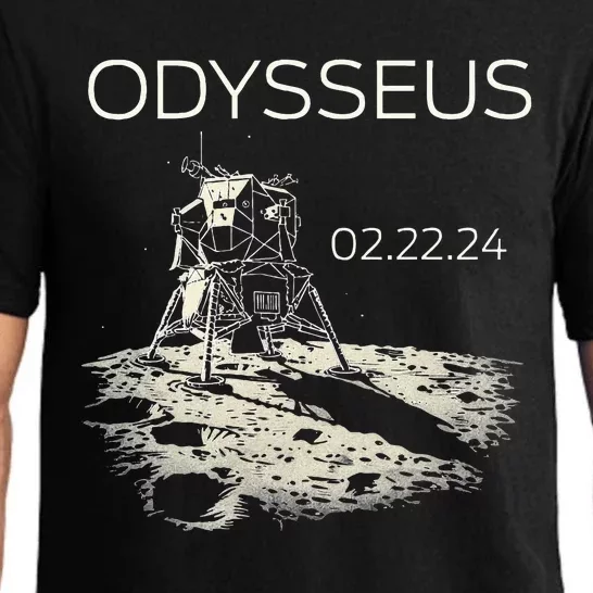 Odysseus Moon Lander Spacecraft Moon Landing Pajama Set