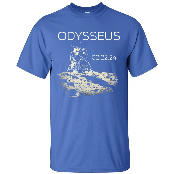 Odysseus Moon Lander Spacecraft Moon Landing Tall T-Shirt