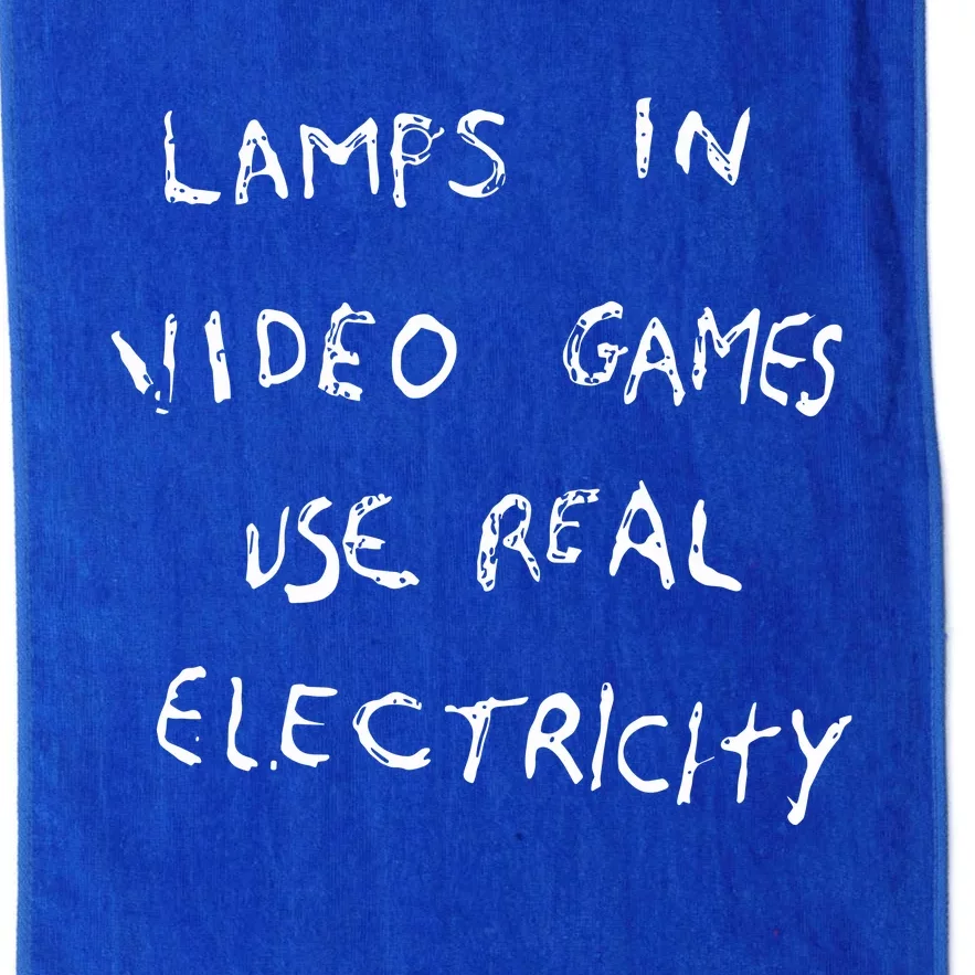 Outlander Magazine Lamps In Video Games Use Real Electricity Platinum Collection Golf Towel