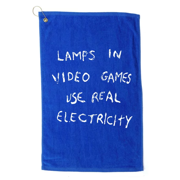 Outlander Magazine Lamps In Video Games Use Real Electricity Platinum Collection Golf Towel