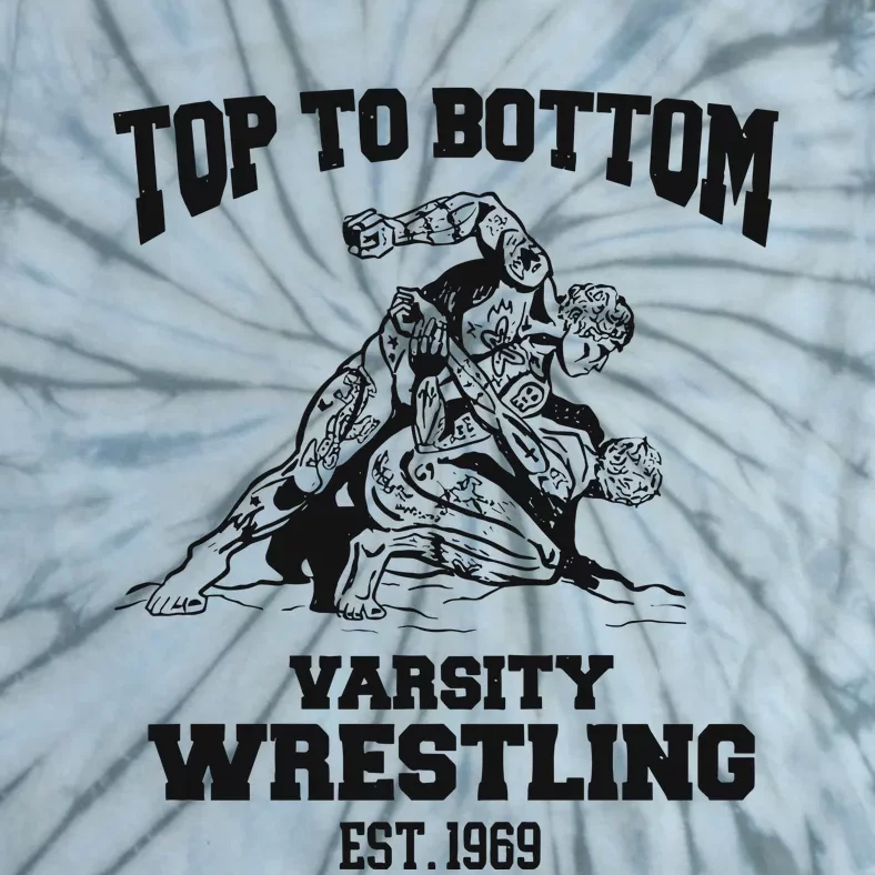 Oat Milk Lady Store Top To Bottom Varsity Wrestling Tie-Dye T-Shirt