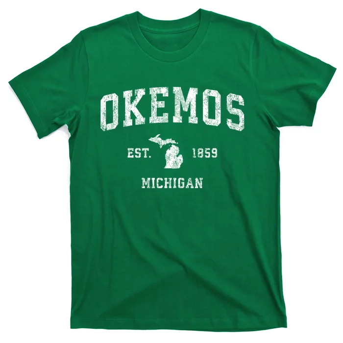 Okemos Michigan Mi Vintage Sports T-Shirt