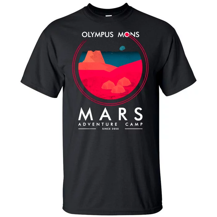 Olympus Mons Mars Adventure Camp Tall T-Shirt