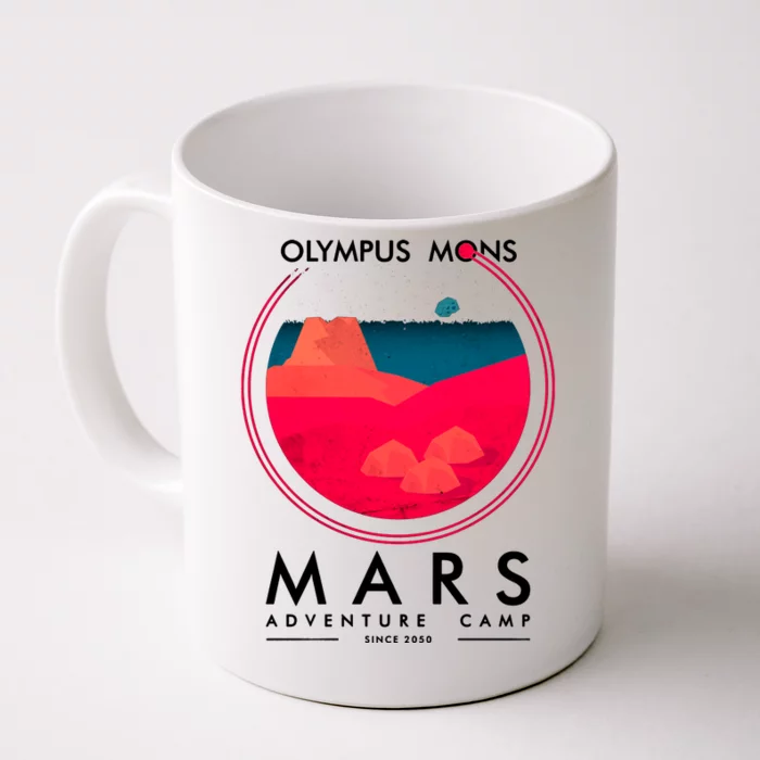 Olympus Mons Mars Adventure Camp Front & Back Coffee Mug