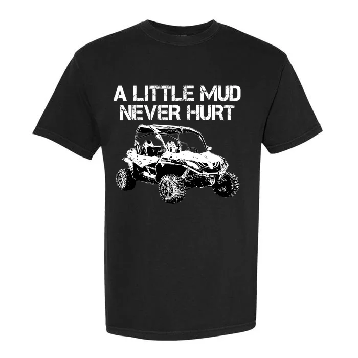 Original Mud Mode CF Moto gift SxS ATV Riding Mudding Garment-Dyed Heavyweight T-Shirt