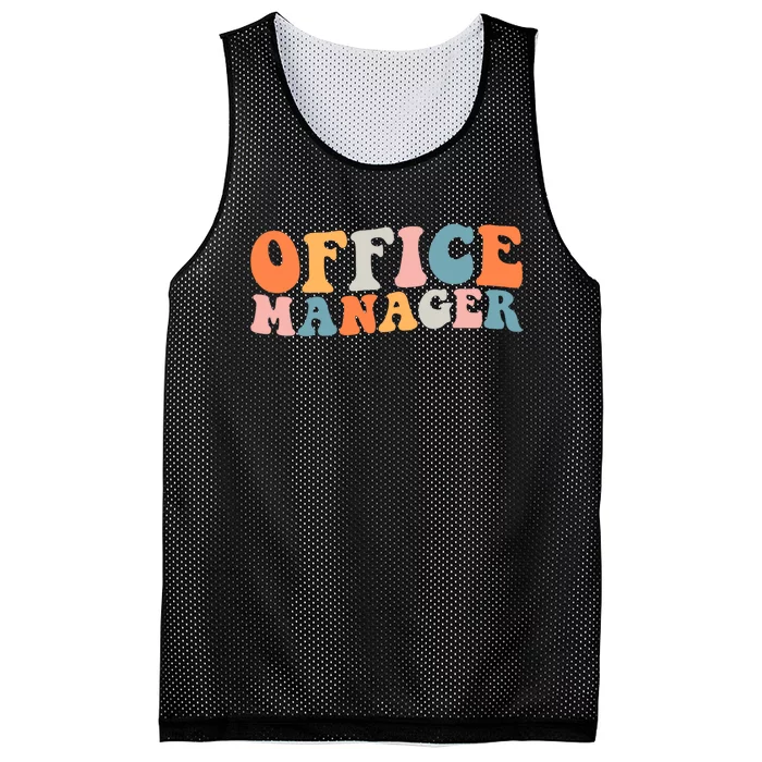 Office Manager Managerial Style Professional Office Mesh Reversible Basketball Jersey Tank