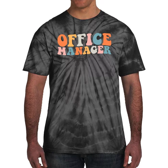 Office Manager Managerial Style Professional Office Tie-Dye T-Shirt