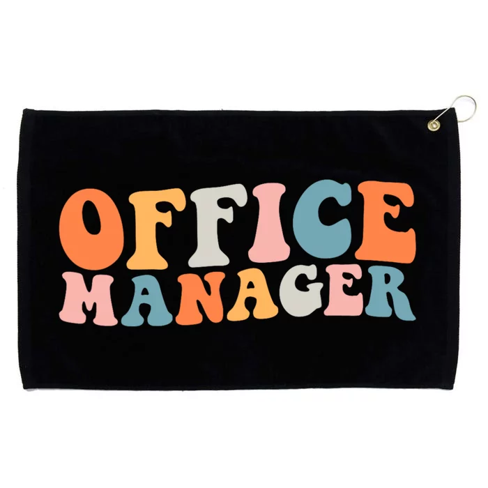 Office Manager Managerial Style Professional Office Grommeted Golf Towel