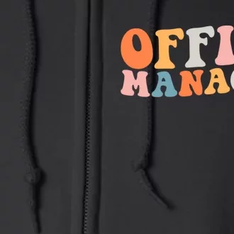 Office Manager Managerial Style Professional Office Full Zip Hoodie