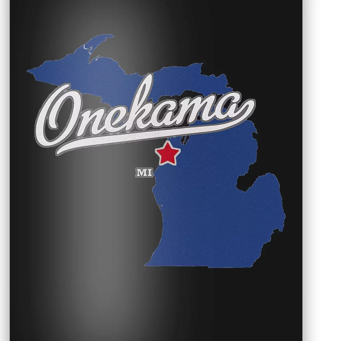 Onekama Michigan MI Map Poster