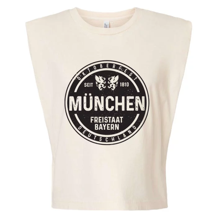 Oktoberfest Mnchen Munich German Bavarian Funny Gift Garment-Dyed Women's Muscle Tee