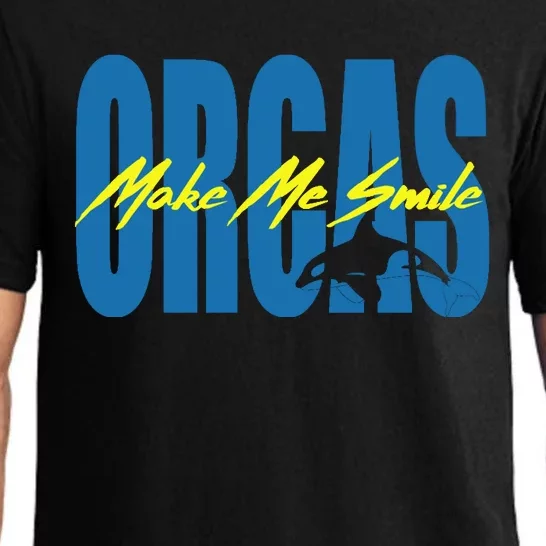 Orcas Make Me Smile Nature Wildlife Whale Pajama Set