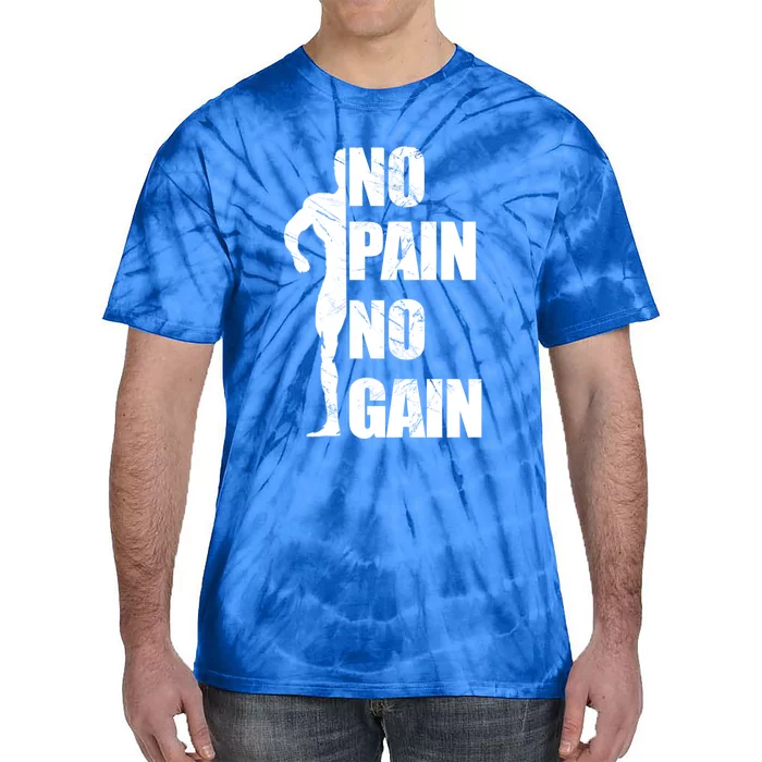 Original Motivation No Pain No Gain Gym Gift Tie-Dye T-Shirt