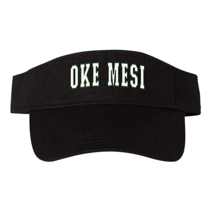 Oke Mesi Nigeria Nigerian Vacation Souvenirs Oke Mesi Valucap Bio-Washed Visor