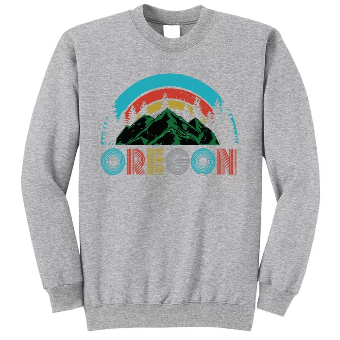 Oregon Mountains Outdoor Camping Hiking Gift Tall Sweatshirt