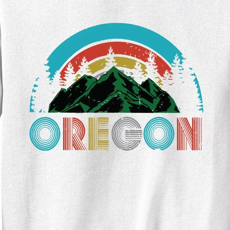 Oregon Mountains Outdoor Camping Hiking Gift Sweatshirt