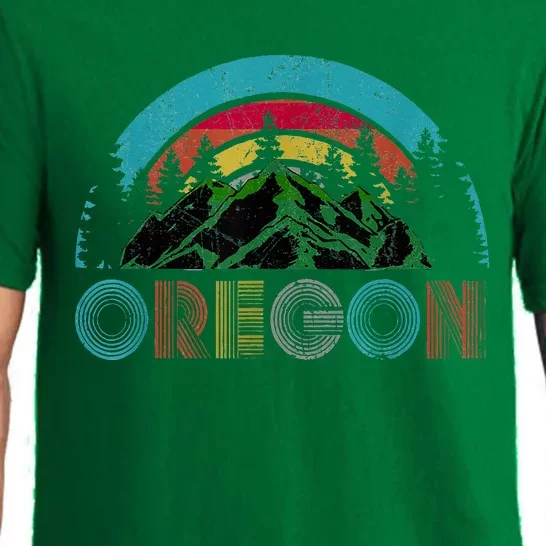 Oregon Mountains Outdoor Camping Hiking Pajama Set