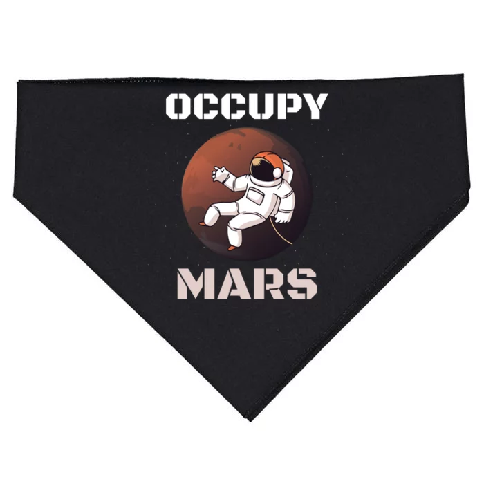 Occupy Mars USA-Made Doggie Bandana