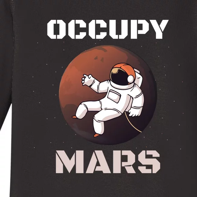 Occupy Mars Baby Long Sleeve Bodysuit