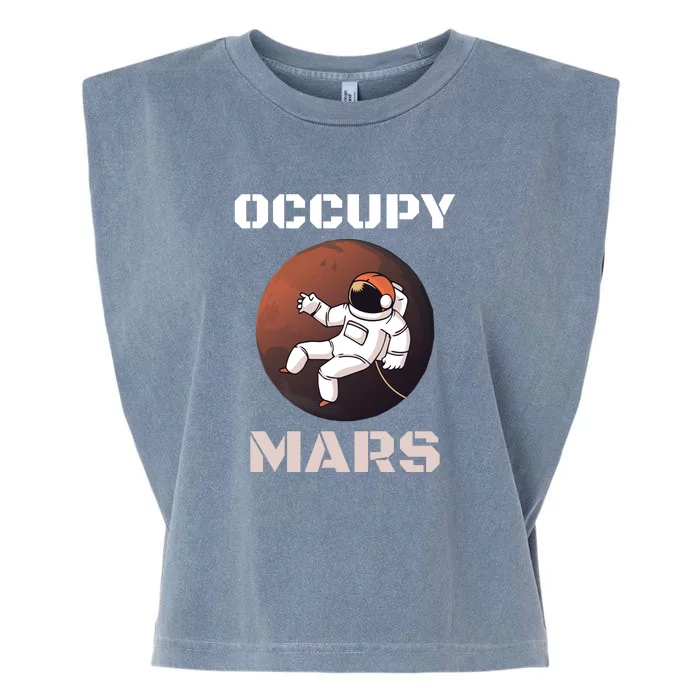 Occupy Mars Garment-Dyed Women's Muscle Tee