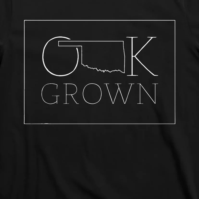 Oklahoma Modern Ok State Grown Home Gift T-Shirt